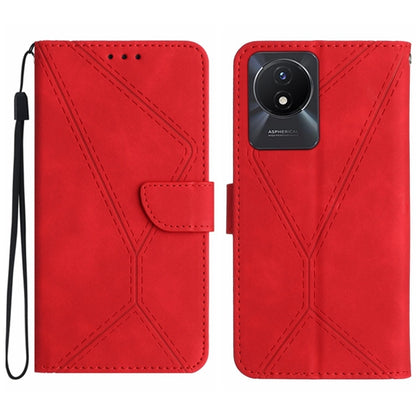 เย็บเคสโทรศัพท์หนังนูน, For vivo V27E 4G Global, For vivo Y02A 4G / Y02 4G / Y11 2023, For vivo Y55S 5G 2023 / Y55 5G / T1 5G, For vivo Y75 5G Global, For vivo Y56 5G Global, For vivo Y02S Global / Y16 4G Global, For vivo Y77E 5G                       ...