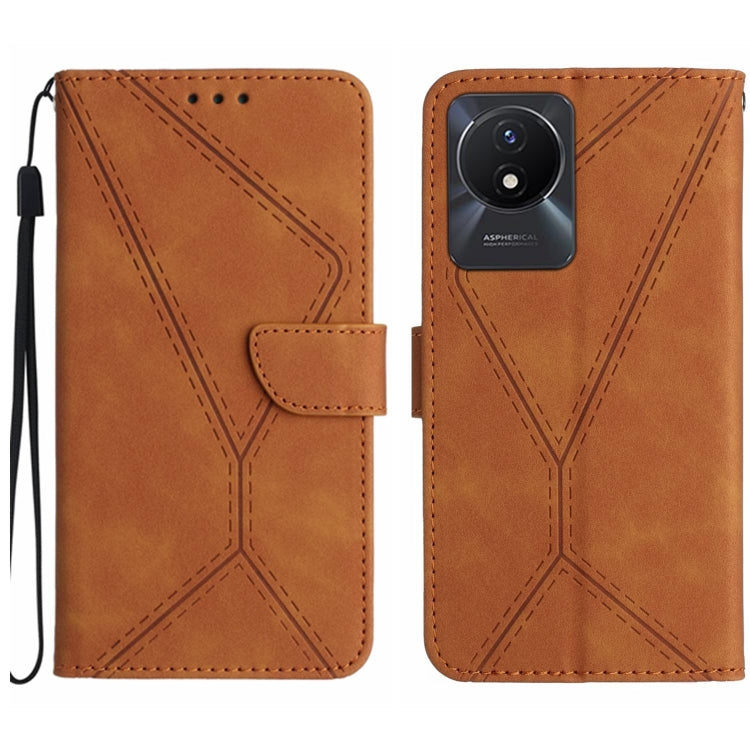 เย็บเคสโทรศัพท์หนังนูน, For vivo V27E 4G Global, For vivo Y02A 4G / Y02 4G / Y11 2023, For vivo Y55S 5G 2023 / Y55 5G / T1 5G, For vivo Y75 5G Global, For vivo Y56 5G Global, For vivo Y02S Global / Y16 4G Global, For vivo Y77E 5G                       ...