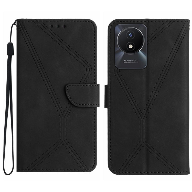 เย็บเคสโทรศัพท์หนังนูน, For vivo V27E 4G Global, For vivo Y02A 4G / Y02 4G / Y11 2023, For vivo Y55S 5G 2023 / Y55 5G / T1 5G, For vivo Y75 5G Global, For vivo Y56 5G Global, For vivo Y02S Global / Y16 4G Global, For vivo Y77E 5G                       ...
