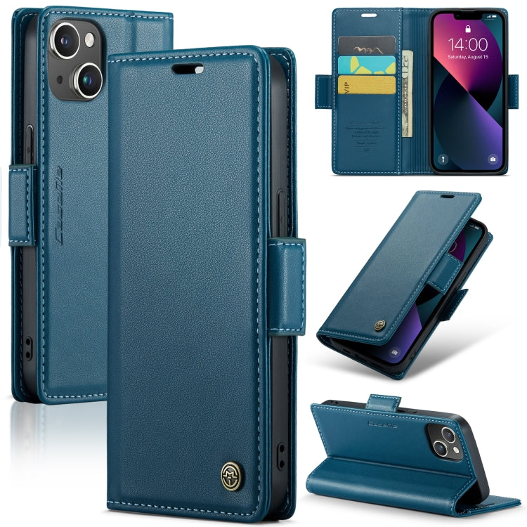 CaseMe 023 ซองใส่โทรศัพท์หนังกันขโมยหัวเข็มขัดลายลิ้นจี่ลายผีเสื้อ, For iPhone 14, For iPhone 15 Pro Max, For iPhone 14 Plus, For iPhone 15 Pro, For iPhone 14 Pro, For iPhone 15 Plus, For iPhone 14 Pro Max, For iPhone 15