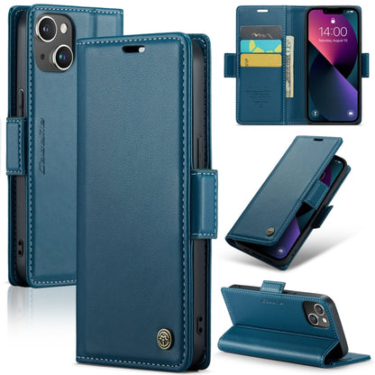 CaseMe 023 ซองใส่โทรศัพท์หนังกันขโมยหัวเข็มขัดลายลิ้นจี่ลายผีเสื้อ, For iPhone 14, For iPhone 15 Pro Max, For iPhone 14 Plus, For iPhone 15 Pro, For iPhone 14 Pro, For iPhone 15 Plus, For iPhone 14 Pro Max, For iPhone 15