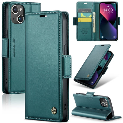 CaseMe 023 ซองใส่โทรศัพท์หนังกันขโมยหัวเข็มขัดลายลิ้นจี่ลายผีเสื้อ, For iPhone 14, For iPhone 15 Pro Max, For iPhone 14 Plus, For iPhone 15 Pro, For iPhone 14 Pro, For iPhone 15 Plus, For iPhone 14 Pro Max, For iPhone 15