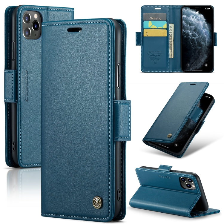 CaseMe 023 ซองใส่โทรศัพท์หนังกันขโมยหัวเข็มขัดลายลิ้นจี่ลายผีเสื้อ, For iPhone 11 Pro, For iPhone 11 Pro Max, For iPhone XS Max, For iPhone XS, For iPhone XR, For iPhone SE 2022/SE 2020/6/7/8, For iPhone 6 Plus/7 Plus/8 Plus