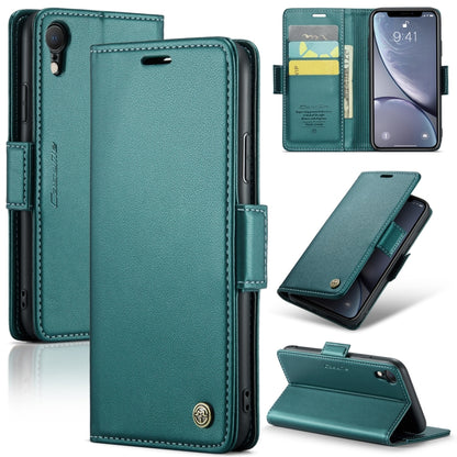 CaseMe 023 ซองใส่โทรศัพท์หนังกันขโมยหัวเข็มขัดลายลิ้นจี่ลายผีเสื้อ, For iPhone 11 Pro, For iPhone 11 Pro Max, For iPhone XS Max, For iPhone XS, For iPhone XR, For iPhone SE 2022/SE 2020/6/7/8, For iPhone 6 Plus/7 Plus/8 Plus