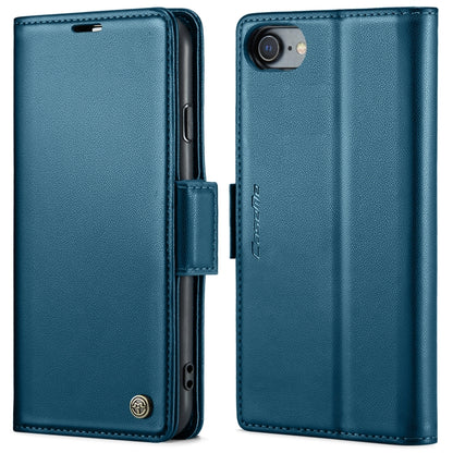CaseMe 023 ซองใส่โทรศัพท์หนังกันขโมยหัวเข็มขัดลายลิ้นจี่ลายผีเสื้อ, For iPhone 11 Pro, For iPhone 11 Pro Max, For iPhone XS Max, For iPhone XS, For iPhone XR, For iPhone SE 2022/SE 2020/6/7/8, For iPhone 6 Plus/7 Plus/8 Plus