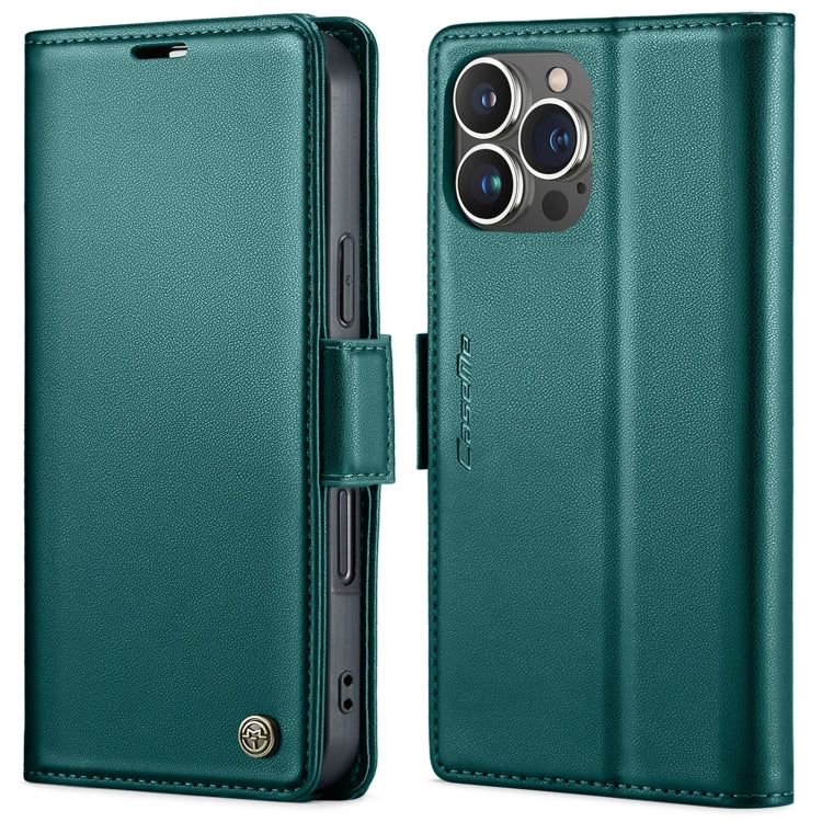 CaseMe 023 ซองใส่โทรศัพท์หนังกันขโมยหัวเข็มขัดลายลิ้นจี่ลายผีเสื้อ, For iPhone 14, For iPhone 15 Pro Max, For iPhone 14 Plus, For iPhone 15 Pro, For iPhone 14 Pro, For iPhone 15 Plus, For iPhone 14 Pro Max, For iPhone 15