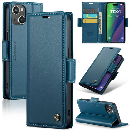 CaseMe 023 ซองใส่โทรศัพท์หนังกันขโมยหัวเข็มขัดลายลิ้นจี่ลายผีเสื้อ, For iPhone 14, For iPhone 15 Pro Max, For iPhone 14 Plus, For iPhone 15 Pro, For iPhone 14 Pro, For iPhone 15 Plus, For iPhone 14 Pro Max, For iPhone 15