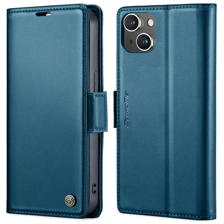 CaseMe 023 ซองใส่โทรศัพท์หนังกันขโมยหัวเข็มขัดลายลิ้นจี่ลายผีเสื้อ, For iPhone 14, For iPhone 15 Pro Max, For iPhone 14 Plus, For iPhone 15 Pro, For iPhone 14 Pro, For iPhone 15 Plus, For iPhone 14 Pro Max, For iPhone 15