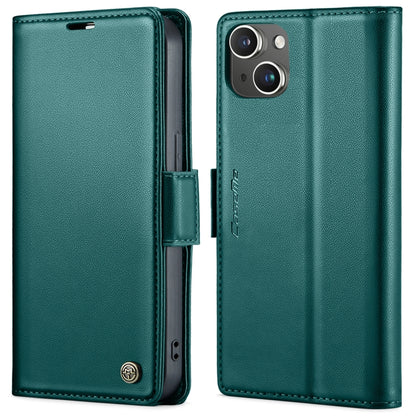 CaseMe 023 ซองใส่โทรศัพท์หนังกันขโมยหัวเข็มขัดลายลิ้นจี่ลายผีเสื้อ, For iPhone 14, For iPhone 15 Pro Max, For iPhone 14 Plus, For iPhone 15 Pro, For iPhone 14 Pro, For iPhone 15 Plus, For iPhone 14 Pro Max, For iPhone 15