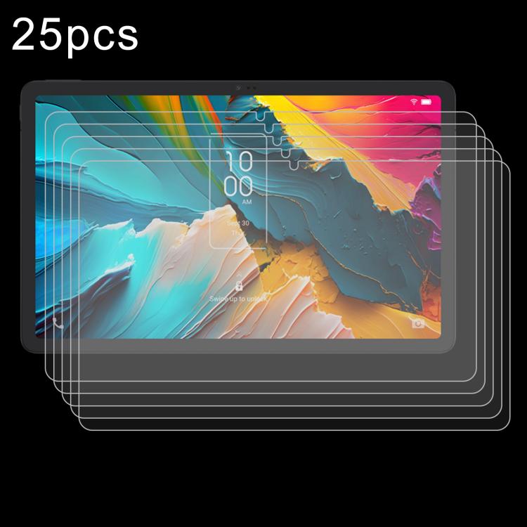 25 ชิ้น 9H 0.3 มม. ฟิล์มกระจกนิรภัยป้องกันการระเบิด, For TCL Tab A1 Plus 12.2 inch, For TCL Tab 10 Gen4 10.1, For TCL Tab 8 Gen2 8.7 / 8 Nxtpaper 5G, For TCL Tab 11 Gen 2 11, For TCL Tab 10L LTE Gen3 10.1 / Gen2, For TCL Tab 10 Gen 2 10.4 inch         ...