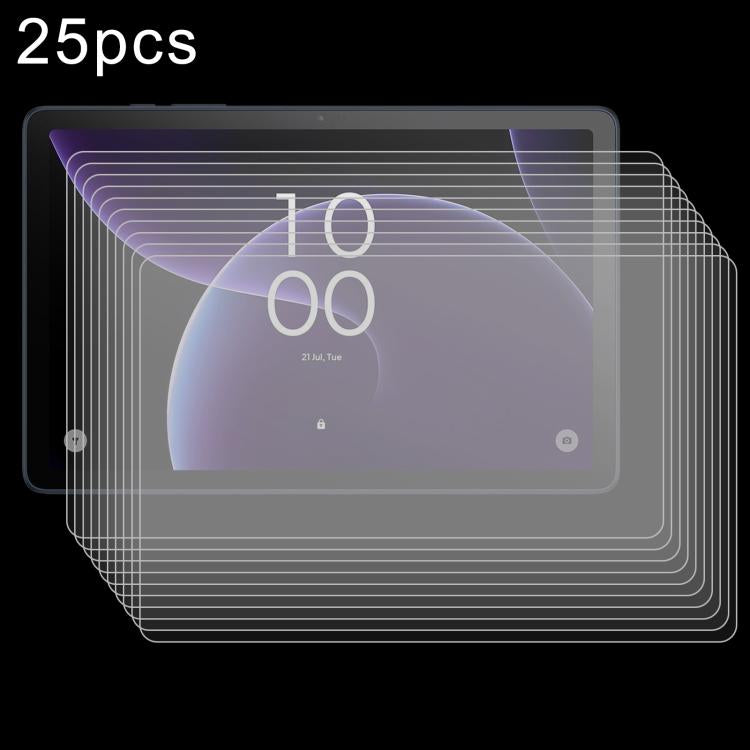 25 ชิ้น 9H 0.3 มม. ฟิล์มกระจกนิรภัยป้องกันการระเบิด, For TCL Tab A1 Plus 12.2 inch, For TCL Tab 10 Gen4 10.1, For TCL Tab 8 Gen2 8.7 / 8 Nxtpaper 5G, For TCL Tab 11 Gen 2 11, For TCL Tab 10L LTE Gen3 10.1 / Gen2, For TCL Tab 10 Gen 2 10.4 inch         ...