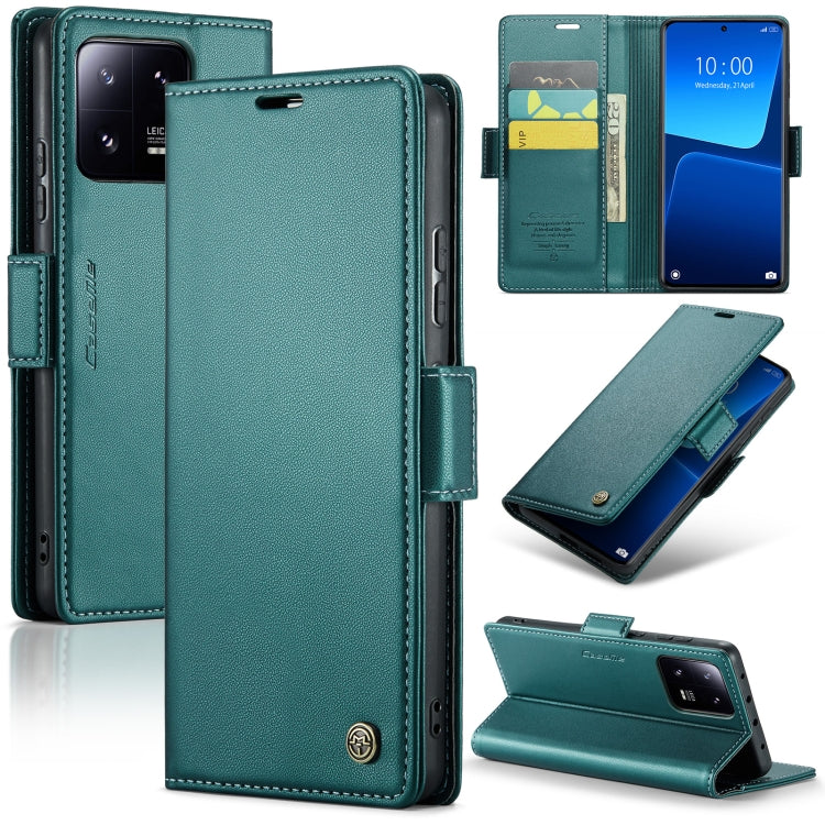 CaseMe 023 ซองใส่โทรศัพท์หนังกันขโมยหัวเข็มขัดลายลิ้นจี่ลายผีเสื้อ, For Xiaomi Poco X5 Pro 5G, For Xiaomi Poco X5 5G, For Xiaomi Redmi 11A/12C, For Xiaomi 13 Lite, For Xiaomi 13 Pro, For Xiaomi 13, For Xiaomi 12T /12T Pro/Redmi K50 Ultra               ...