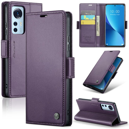 CaseMe 023 ซองใส่โทรศัพท์หนังกันขโมยหัวเข็มขัดลายลิ้นจี่ลายผีเสื้อ, For Xiaomi Poco X5 Pro 5G, For Xiaomi Poco X5 5G, For Xiaomi Redmi 11A/12C, For Xiaomi 13 Lite, For Xiaomi 13 Pro, For Xiaomi 13, For Xiaomi 12T /12T Pro/Redmi K50 Ultra               ...