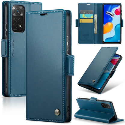 CaseMe 023 ซองใส่โทรศัพท์หนังกันขโมยหัวเข็มขัดลายลิ้นจี่ลายผีเสื้อ, For Xiaomi Redmi Note 11 Pro 5G Global, For Xiaomi Redmi Note 11 4G Global, For Xiaomi 11T / 11T Pro, For Xiaomi Mi 11 Lite, For Xiaomi Mi 10T 5G／10T Pro 5G                            ...