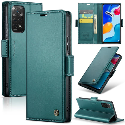 CaseMe 023 ซองใส่โทรศัพท์หนังกันขโมยหัวเข็มขัดลายลิ้นจี่ลายผีเสื้อ, For Xiaomi Redmi Note 11 Pro 5G Global, For Xiaomi Redmi Note 11 4G Global, For Xiaomi 11T / 11T Pro, For Xiaomi Mi 11 Lite, For Xiaomi Mi 10T 5G／10T Pro 5G                            ...