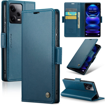 CaseMe 023 ซองใส่โทรศัพท์หนังกันขโมยหัวเข็มขัดลายลิ้นจี่ลายผีเสื้อ, For Xiaomi Poco X5 Pro 5G, For Xiaomi Poco X5 5G, For Xiaomi Redmi 11A/12C, For Xiaomi 13 Lite, For Xiaomi 13 Pro, For Xiaomi 13, For Xiaomi 12T /12T Pro/Redmi K50 Ultra               ...