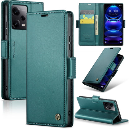 CaseMe 023 ซองใส่โทรศัพท์หนังกันขโมยหัวเข็มขัดลายลิ้นจี่ลายผีเสื้อ, For Xiaomi Poco X5 Pro 5G, For Xiaomi Poco X5 5G, For Xiaomi Redmi 11A/12C, For Xiaomi 13 Lite, For Xiaomi 13 Pro, For Xiaomi 13, For Xiaomi 12T /12T Pro/Redmi K50 Ultra               ...
