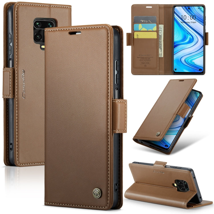 CaseMe 023 ซองใส่โทรศัพท์หนังกันขโมยหัวเข็มขัดลายลิ้นจี่ลายผีเสื้อ, For Xiaomi Redmi Note 11 Pro 5G Global, For Xiaomi Redmi Note 11 4G Global, For Xiaomi 11T / 11T Pro, For Xiaomi Mi 11 Lite, For Xiaomi Mi 10T 5G／10T Pro 5G                            ...