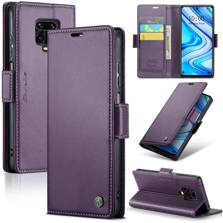 CaseMe 023 ซองใส่โทรศัพท์หนังกันขโมยหัวเข็มขัดลายลิ้นจี่ลายผีเสื้อ, For Xiaomi Redmi Note 11 Pro 5G Global, For Xiaomi Redmi Note 11 4G Global, For Xiaomi 11T / 11T Pro, For Xiaomi Mi 11 Lite, For Xiaomi Mi 10T 5G／10T Pro 5G                            ...