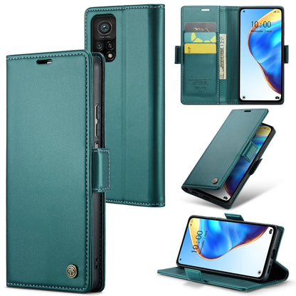 CaseMe 023 ซองใส่โทรศัพท์หนังกันขโมยหัวเข็มขัดลายลิ้นจี่ลายผีเสื้อ, For Xiaomi Redmi Note 11 Pro 5G Global, For Xiaomi Redmi Note 11 4G Global, For Xiaomi 11T / 11T Pro, For Xiaomi Mi 11 Lite, For Xiaomi Mi 10T 5G／10T Pro 5G                            ...