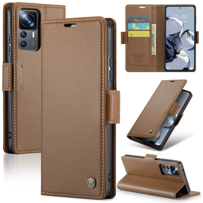 CaseMe 023 ซองใส่โทรศัพท์หนังกันขโมยหัวเข็มขัดลายลิ้นจี่ลายผีเสื้อ, For Xiaomi Poco X5 Pro 5G, For Xiaomi Poco X5 5G, For Xiaomi Redmi 11A/12C, For Xiaomi 13 Lite, For Xiaomi 13 Pro, For Xiaomi 13, For Xiaomi 12T /12T Pro/Redmi K50 Ultra               ...