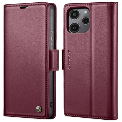 CaseMe 023 ซองใส่โทรศัพท์หนังกันขโมยหัวเข็มขัดลายลิ้นจี่ลายผีเสื้อ, For Xiaomi Redmi Note 13 Pro 4G, For Xiaomi Redmi Note 13 4G, For Xiaomi Redmi 13C 4G / 13C 5G, For Xiaomi Poco C65 4G, For Xiaomi Poco X6 Pro 5G/Redmi K70E 5G, For Xiaomi Poco X6 5G  ...