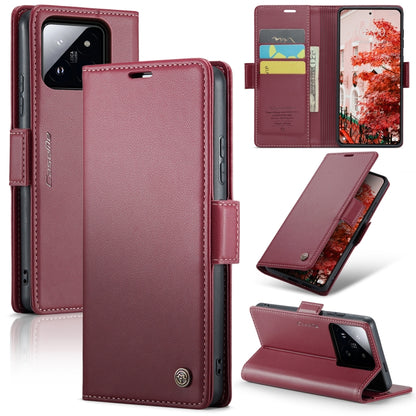 CaseMe 023 ซองใส่โทรศัพท์หนังกันขโมยหัวเข็มขัดลายลิ้นจี่ลายผีเสื้อ, For Xiaomi Redmi Note 13 Pro 4G, For Xiaomi Redmi Note 13 4G, For Xiaomi Redmi 13C 4G / 13C 5G, For Xiaomi Poco C65 4G, For Xiaomi Poco X6 Pro 5G/Redmi K70E 5G, For Xiaomi Poco X6 5G  ...