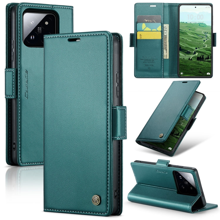 CaseMe 023 ซองใส่โทรศัพท์หนังกันขโมยหัวเข็มขัดลายลิ้นจี่ลายผีเสื้อ, For Xiaomi Redmi Note 13 Pro 4G, For Xiaomi Redmi Note 13 4G, For Xiaomi Redmi 13C 4G / 13C 5G, For Xiaomi Poco C65 4G, For Xiaomi Poco X6 Pro 5G/Redmi K70E 5G, For Xiaomi Poco X6 5G  ...