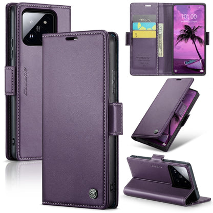 CaseMe 023 ซองใส่โทรศัพท์หนังกันขโมยหัวเข็มขัดลายลิ้นจี่ลายผีเสื้อ, For Xiaomi Redmi Note 13 Pro 4G, For Xiaomi Redmi Note 13 4G, For Xiaomi Redmi 13C 4G / 13C 5G, For Xiaomi Poco C65 4G, For Xiaomi Poco X6 Pro 5G/Redmi K70E 5G, For Xiaomi Poco X6 5G  ...