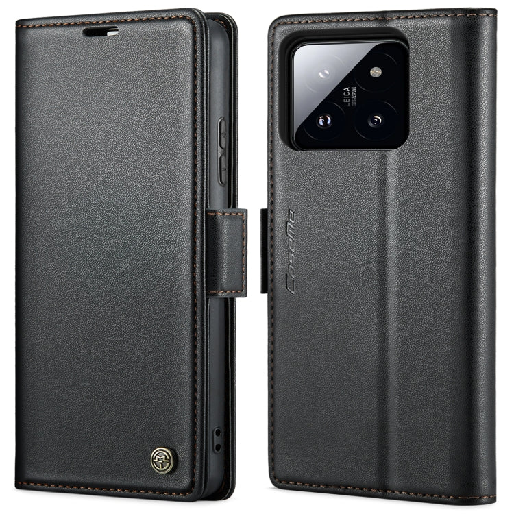 CaseMe 023 ซองใส่โทรศัพท์หนังกันขโมยหัวเข็มขัดลายลิ้นจี่ลายผีเสื้อ, For Xiaomi Redmi Note 13 Pro 4G, For Xiaomi Redmi Note 13 4G, For Xiaomi Redmi 13C 4G / 13C 5G, For Xiaomi Poco C65 4G, For Xiaomi Poco X6 Pro 5G/Redmi K70E 5G, For Xiaomi Poco X6 5G  ...