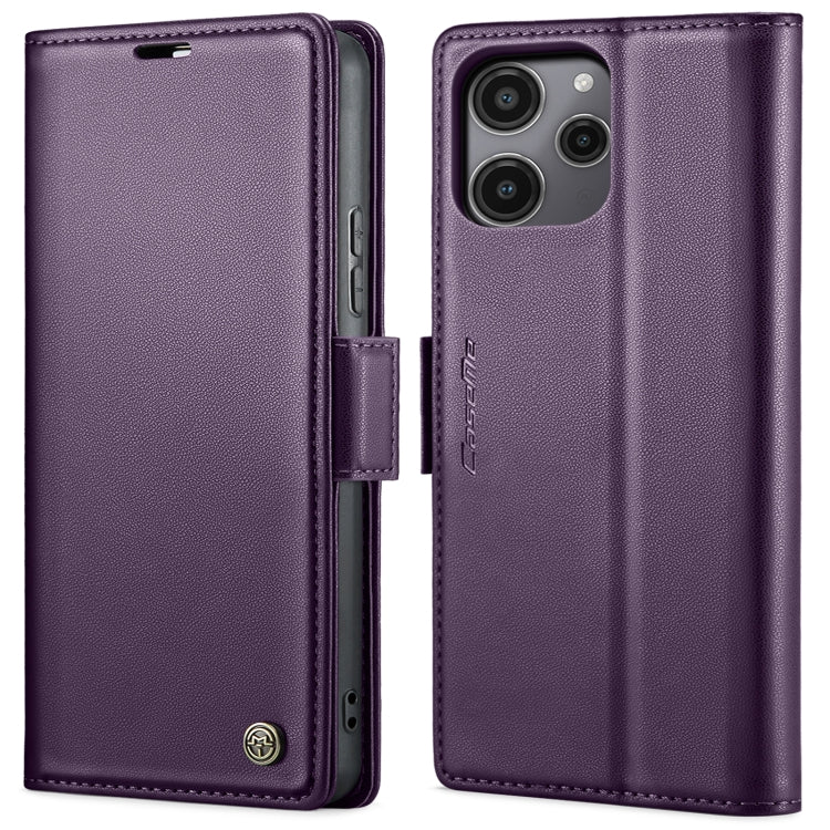 CaseMe 023 ซองใส่โทรศัพท์หนังกันขโมยหัวเข็มขัดลายลิ้นจี่ลายผีเสื้อ, For Xiaomi Redmi Note 13 Pro 4G, For Xiaomi Redmi Note 13 4G, For Xiaomi Redmi 13C 4G / 13C 5G, For Xiaomi Poco C65 4G, For Xiaomi Poco X6 Pro 5G/Redmi K70E 5G, For Xiaomi Poco X6 5G  ...