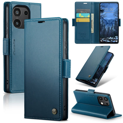 CaseMe 023 ซองใส่โทรศัพท์หนังกันขโมยหัวเข็มขัดลายลิ้นจี่ลายผีเสื้อ, For Xiaomi Redmi Note 13 Pro 4G, For Xiaomi Redmi Note 13 4G, For Xiaomi Redmi 13C 4G / 13C 5G, For Xiaomi Poco C65 4G, For Xiaomi Poco X6 Pro 5G/Redmi K70E 5G, For Xiaomi Poco X6 5G  ...