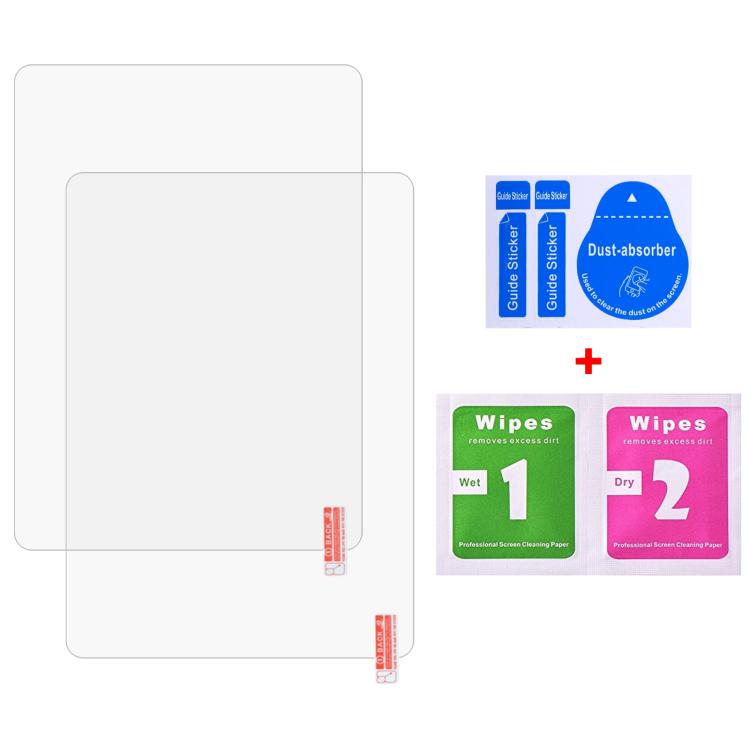 ฟิล์มกระจกนิรภัยป้องกันการระเบิด 2 ชิ้น 9H 0.3 มม, For vivo Pad5e / iQOO Pad5e, For vivo Pad SE 12.3 inch, For vivo Pad 3, For vivo iQOO Pad2 Pro 13 inch, For vivo iQOO Pad2 12.1 / OnePlus Pad Pro, For vivo iQOO Pad