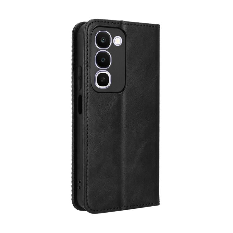 ซองใส่โทรศัพท์หนังพื้นผิวย้อนยุคหัวเข็มขัดแม่เหล็ก, For Realme C100 4G, For Realme C83 5G / P4 Lite 5G, For Realme P4 Power 5G, For Realme Note 80 4G, For Realme 16 5G, For Realme 16 Pro+ 5G, For Realme 16 Pro 5G, For Realme P4x 5G                     ...