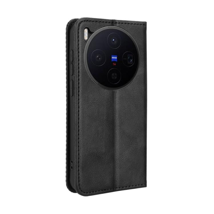 ซองใส่โทรศัพท์หนังพื้นผิวย้อนยุคหัวเข็มขัดแม่เหล็ก, For vivo X300, For vivo V60 Lite 4G / 5G, For vivo Y31 5G 2025, For vivo Y400 4G / 5G / iQOO Z10 Lite 4G, For vivo V60 5G, For vivo X200 FE / S30 Pro mini, For vivo X200s 5G                           ...