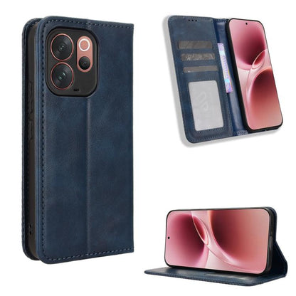 ซองใส่โทรศัพท์หนังพื้นผิวย้อนยุคหัวเข็มขัดแม่เหล็ก, For vivo S50 Pro mini / X300 FE 5G Russia, For vivo Y600 Pro 5G, For vivo T5 Pro 5G / iQOO Z11 5G, For vivo Y21 5G / Y05 4G, For vivo V70 FE 5G, For vivo V70 5G / V70 Elite 5G                         ...