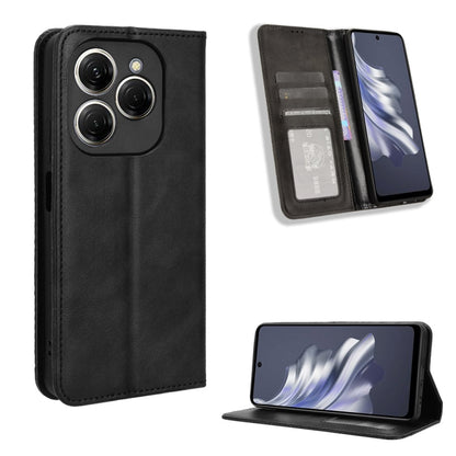 ซองใส่โทรศัพท์หนังพื้นผิวย้อนยุคหัวเข็มขัดแม่เหล็ก, For Tecno Spark Go 1 / Pop 9 / Spark Go 2025, For Tecno Spark 30C 4G, For Tecno Spark 20 Pro 5G, For Tecno Camon 30 Premier 5G, For Tecno Pova 6 Neo 4G, For Tecno Pova 6 4G, For Tecno Camon 30 Pro 5G ...