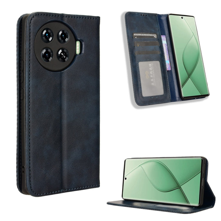 ซองใส่โทรศัพท์หนังพื้นผิวย้อนยุคหัวเข็มขัดแม่เหล็ก, For Tecno Spark Go 1 / Pop 9 / Spark Go 2025, For Tecno Spark 30C 4G, For Tecno Spark 20 Pro 5G, For Tecno Camon 30 Premier 5G, For Tecno Pova 6 Neo 4G, For Tecno Pova 6 4G, For Tecno Camon 30 Pro 5G ...