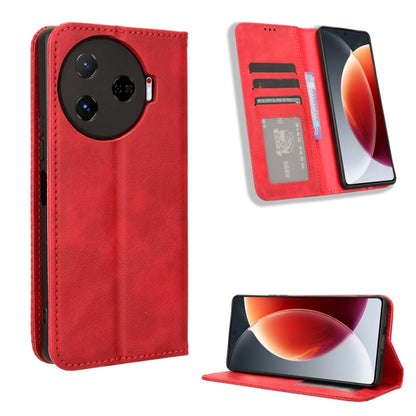 ซองใส่โทรศัพท์หนังพื้นผิวย้อนยุคหัวเข็มขัดแม่เหล็ก, For Tecno Spark Go 1 / Pop 9 / Spark Go 2025, For Tecno Spark 30C 4G, For Tecno Spark 20 Pro 5G, For Tecno Camon 30 Premier 5G, For Tecno Pova 6 Neo 4G, For Tecno Pova 6 4G, For Tecno Camon 30 Pro 5G ...