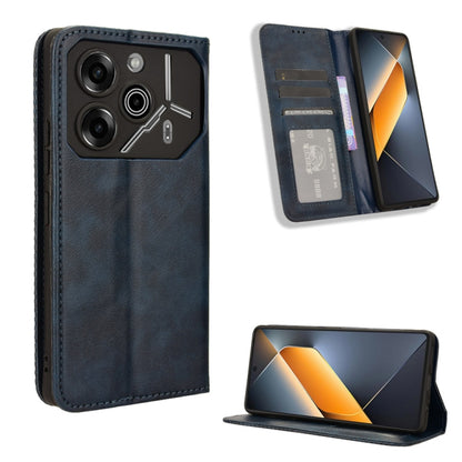 ซองใส่โทรศัพท์หนังพื้นผิวย้อนยุคหัวเข็มขัดแม่เหล็ก, For Tecno Spark Go 1 / Pop 9 / Spark Go 2025, For Tecno Spark 30C 4G, For Tecno Spark 20 Pro 5G, For Tecno Camon 30 Premier 5G, For Tecno Pova 6 Neo 4G, For Tecno Pova 6 4G, For Tecno Camon 30 Pro 5G ...