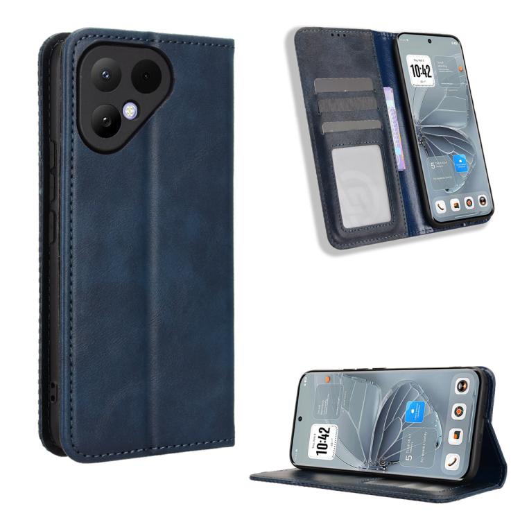 ซองใส่โทรศัพท์หนังพื้นผิวย้อนยุคหัวเข็มขัดแม่เหล็ก, For Tecno Spark 50 5G, For Tecno Pova Curve 2 5G, For Tecno Spark 50 4G, For Tecno Camon 50 Pro 4G, For Tecno Camon 50 4G, For Tenco Spark Go 3, For Tecno Spark Slim, For Tecno Spark 40C              ...