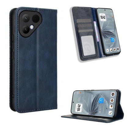 ซองใส่โทรศัพท์หนังพื้นผิวย้อนยุคหัวเข็มขัดแม่เหล็ก, For Tecno Spark 50 5G, For Tecno Pova Curve 2 5G, For Tecno Spark 50 4G, For Tecno Camon 50 Pro 4G, For Tecno Camon 50 4G, For Tenco Spark Go 3, For Tecno Spark Slim, For Tecno Spark 40C              ...