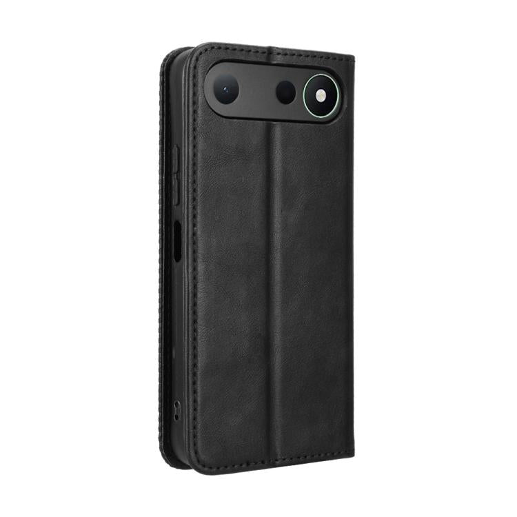 ซองใส่โทรศัพท์หนังพื้นผิวย้อนยุคหัวเข็มขัดแม่เหล็ก, For Tecno Spark 50 5G, For Tecno Pova Curve 2 5G, For Tecno Spark 50 4G, For Tecno Camon 50 Pro 4G, For Tecno Camon 50 4G, For Tenco Spark Go 3, For Tecno Spark Slim, For Tecno Spark 40C              ...