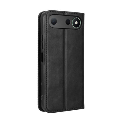 ซองใส่โทรศัพท์หนังพื้นผิวย้อนยุคหัวเข็มขัดแม่เหล็ก, For Tecno Spark 50 5G, For Tecno Pova Curve 2 5G, For Tecno Spark 50 4G, For Tecno Camon 50 Pro 4G, For Tecno Camon 50 4G, For Tenco Spark Go 3, For Tecno Spark Slim, For Tecno Spark 40C              ...