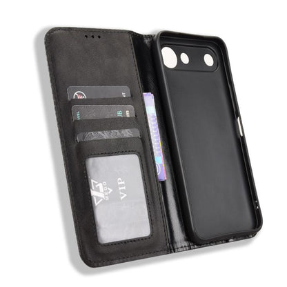 ซองใส่โทรศัพท์หนังพื้นผิวย้อนยุคหัวเข็มขัดแม่เหล็ก, For Tecno Spark 50 5G, For Tecno Pova Curve 2 5G, For Tecno Spark 50 4G, For Tecno Camon 50 Pro 4G, For Tecno Camon 50 4G, For Tenco Spark Go 3, For Tecno Spark Slim, For Tecno Spark 40C              ...