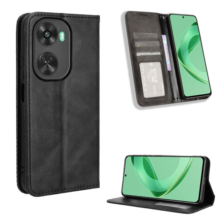 ซองใส่โทรศัพท์หนังพื้นผิวย้อนยุคหัวเข็มขัดแม่เหล็ก, For Huawei Mate 70 Pro / 70 Pro+, For Huawei Mate 70, For Huawei nova 13 Pro 5G, For Huawei Pura 70 Ultra, For Huawei Pura 70 Pro / 70 Pro+, For Huawei nova 12i 4G / Enjoy 70 Pro 4G, For Huawei Pura 7...