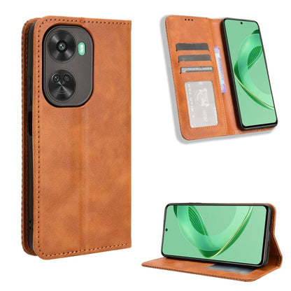 ซองใส่โทรศัพท์หนังพื้นผิวย้อนยุคหัวเข็มขัดแม่เหล็ก, For Huawei Mate 70 Pro / 70 Pro+, For Huawei Mate 70, For Huawei nova 13 Pro 5G, For Huawei Pura 70 Ultra, For Huawei Pura 70 Pro / 70 Pro+, For Huawei nova 12i 4G / Enjoy 70 Pro 4G, For Huawei Pura 7...