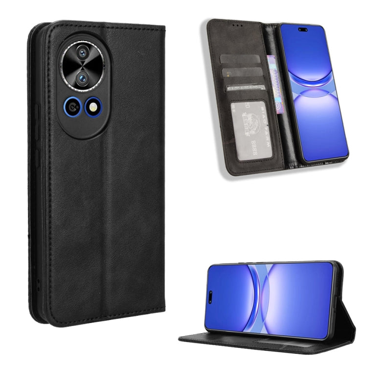 ซองใส่โทรศัพท์หนังพื้นผิวย้อนยุคหัวเข็มขัดแม่เหล็ก, For Huawei Mate 70 Pro / 70 Pro+, For Huawei Mate 70, For Huawei nova 13 Pro 5G, For Huawei Pura 70 Ultra, For Huawei Pura 70 Pro / 70 Pro+, For Huawei nova 12i 4G / Enjoy 70 Pro 4G, For Huawei Pura 7...