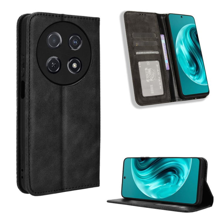 ซองใส่โทรศัพท์หนังพื้นผิวย้อนยุคหัวเข็มขัดแม่เหล็ก, For Huawei Mate 70 Pro / 70 Pro+, For Huawei Mate 70, For Huawei nova 13 Pro 5G, For Huawei Pura 70 Ultra, For Huawei Pura 70 Pro / 70 Pro+, For Huawei nova 12i 4G / Enjoy 70 Pro 4G, For Huawei Pura 7...