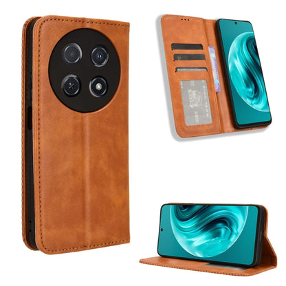 ซองใส่โทรศัพท์หนังพื้นผิวย้อนยุคหัวเข็มขัดแม่เหล็ก, For Huawei Mate 70 Pro / 70 Pro+, For Huawei Mate 70, For Huawei nova 13 Pro 5G, For Huawei Pura 70 Ultra, For Huawei Pura 70 Pro / 70 Pro+, For Huawei nova 12i 4G / Enjoy 70 Pro 4G, For Huawei Pura 7...
